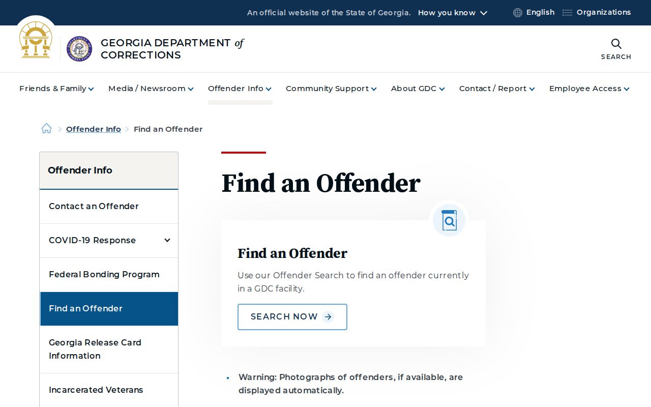 Carroll County criminal record Georgia Department of Corrections offender locator