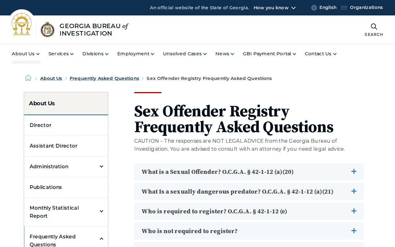 Carroll County sex offender search registration update and duration guidance